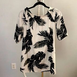 Black and white summer dress